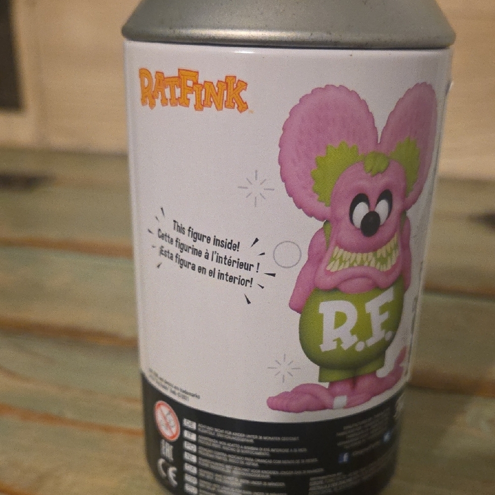 Funko Soda Rat Fink Can with Pink and Green - Picture 3 of 4
